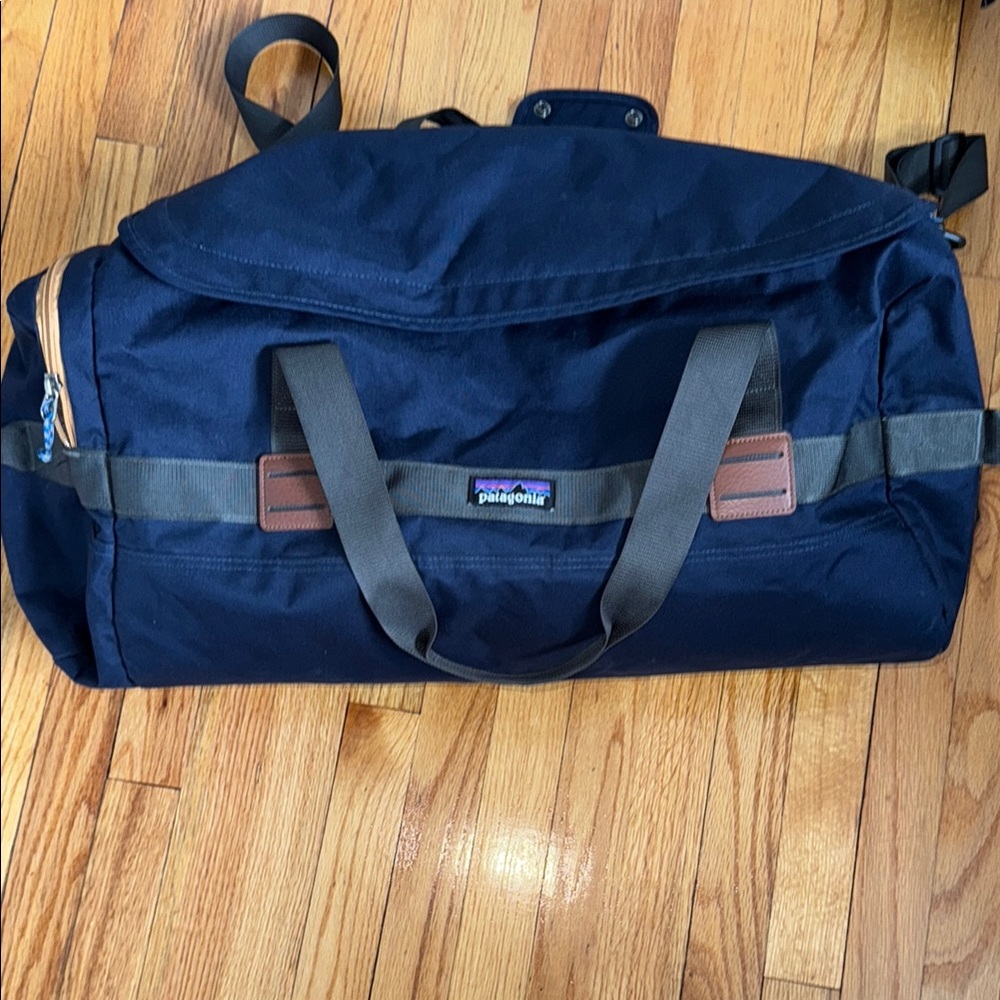 Patagonia Navy Blue Duffel Bag